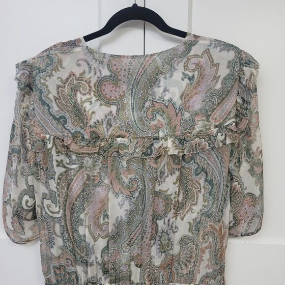 Veronica Beard Floral Silk Chiffon Mick Maxi Dress, 16 - Picture 10 of 13